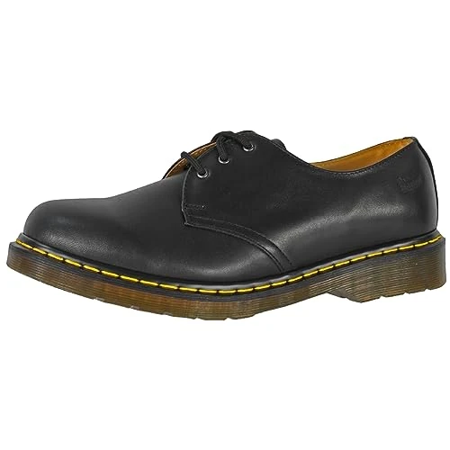 Limited-time offer: Dr. Martens Womens 3 Eye Shoe Sneaker, Black Nappa, 10 UK from 207.85 £ to 116.26 £ (save 44.07%)