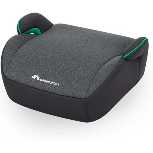 Bebeconfort Manga i-Safe Asiento Elevador Coche, 6-12 Años, 125-150 cm, Compacto y Ligero (menos de 1 kg), Fácil Instalación con Cinturón, Acolchado, Tejidos Suaves, Tinted Graphite