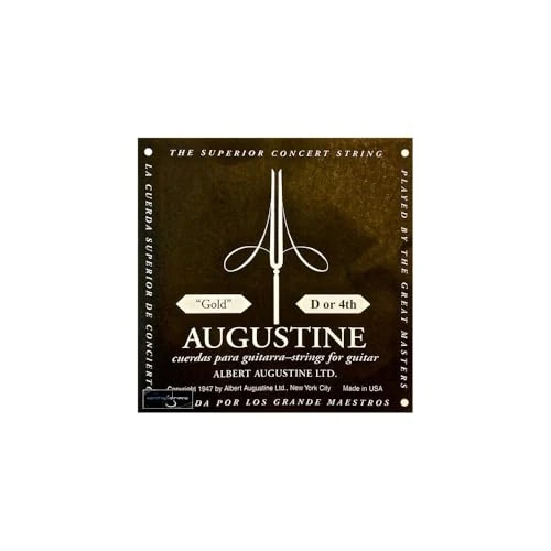 Augustine Classic Gold D4 Single D 4th Classical Guitar String