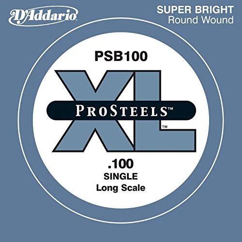 Offerta a tempo: Corda singola D’Addario PSB100 ProSteels per basso, Long Scale — 25% da 13,20 € a 9,90 €