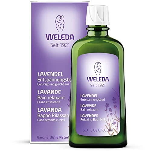 Offerta a tempo: Weleda Bagno Rilassante Lavanda, formula lattiginosa e non schiumogena a base di puro olio essenziale di lavanda, dermatologicamente testato (1X200 ml) - 26% da 18.90 € a 13.99 €