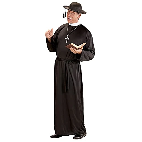 Limited-time offer: Mens Priest Costume Extra Large UK 46" for Vicar Priest Church Fancy Dress from 18.61 £ to 18.61 £ (save 0.00%)