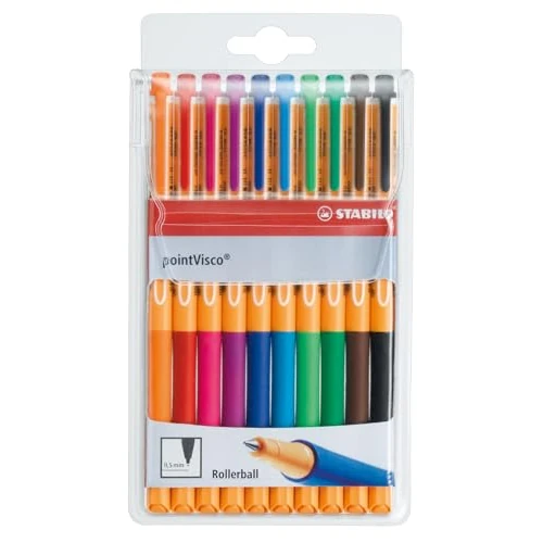 Offerta a tempo: STABILO - Penna Roller a inchiostro Gel - pointVisco - 39% da 24.00 € a 14.76 €