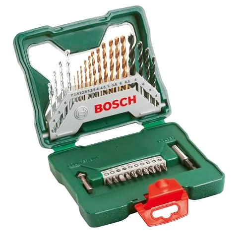 Zeitlich begrenztes Angebot: Bosch Accessories Bosch 30tlg. X-Line Titanium Bohrer und Schrauber Set (Holz, Stein und Metall, Zubehör Bohrmaschine) von 98.02 € auf 8.60 € (91.23% Rabatt)