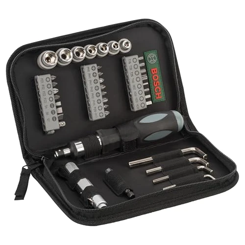 Limited-time offer: Bosch 2607019506 Screwdriving and Socket Set (38-Piece) from 17.73 GBP to 14.49 GBP (save 18%)