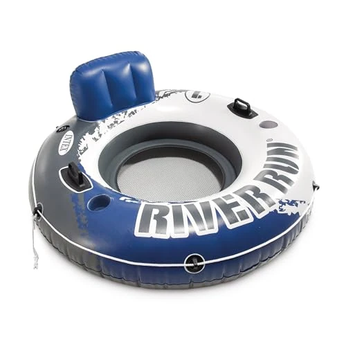 Offerta a tempo: Intex 58825EU - Ciambella Gonfiabile Mare River Run, Vinile, Multicolore, 135 cm - 10% da 39.00 € a 34.92 €