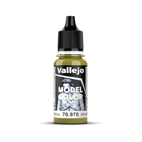 Offerta a tempo: Vallejo Model Color Acrilico Amarillo 18 ml, Finitura Opaca, Autonivelante, Sistema BSL per Modellismo e Figurine - 0.00% da 6.99 € a 6.99 €