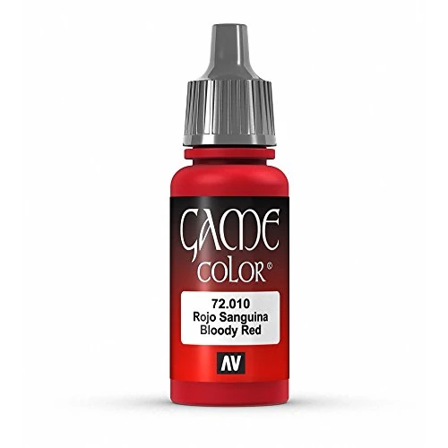Offerta a tempo: Vallejo 72010 - Colore Acrilico In Formula Opaca E Coprente A Base D'acqua, Rosso (Bloody Red), 17 ml, 1 Pezzo - 72% da 11.23 € a 3.19 €