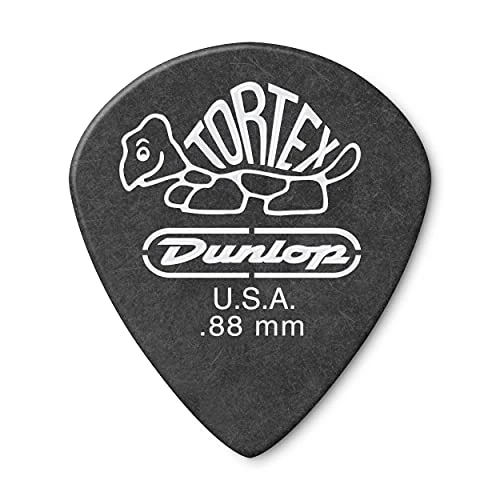 JIM DUNLOP Púas Tortex Pitch Black Jazz III 0,88mm Saco de 12