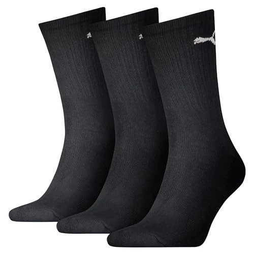 Offerta a tempo: PUMA Crew, Calzini Unisex - Adulto, Nero 731, 35-38 (Pacco da 3) - 0.00% da 9.99 € a 9.99 €