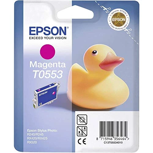 Limited-time offer: Epson Inkjet Cartridge Magenta Ref T055340 from 12.80 £ to 12.80 £ (save 0.00%)