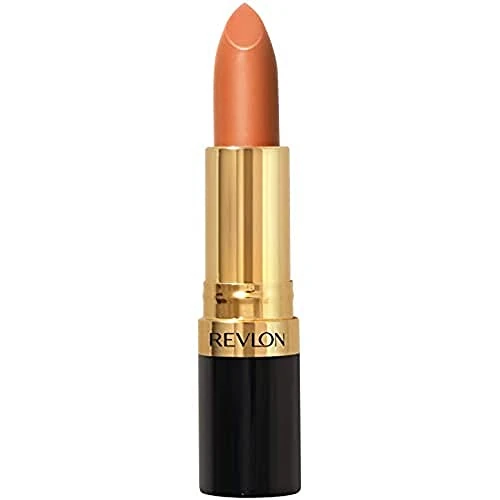 REVLON Super Lustrous Lipstick, Barra de Labios con Textura Cremosa para unos Labios más Suaves y Voluminosos, Fórmula Hidratante con Vitamina E, Tono 120 Apricot Fantasy 4,2g