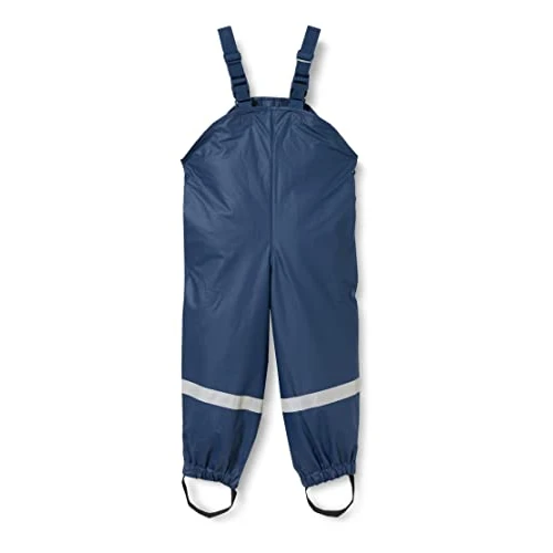 Offerta a tempo: Playshoes Pantaloni fango, salopette antipioggia, fodera in tessuto, Pantaloni antipioggia antivento e impermeabili Unisex - Bambini e ragazzi, marino, 92 - 0.00% da 29.52 € a 29.52 €