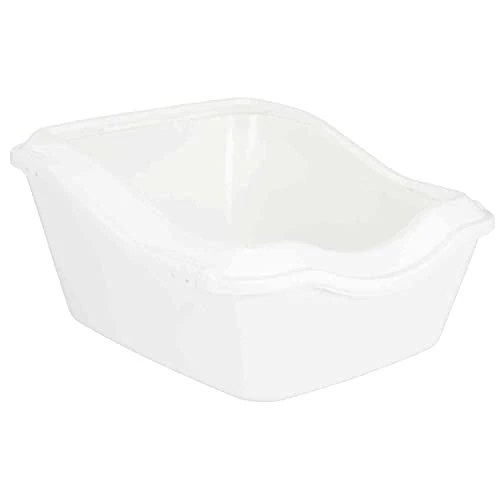 Offerta a tempo: Trixie lettiera Cleany con bordo, 45 x 21 x 54 cm, bianco - 0.00% da 19.99 € a 19.99 €