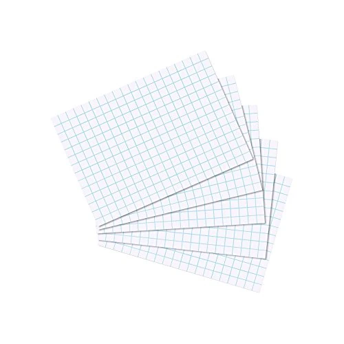 Offerta a tempo: Herlitz Schede per appunti, 100 pezzi, Formato A7, a quadri - 0.00% da 4.08 € a 4.08 €