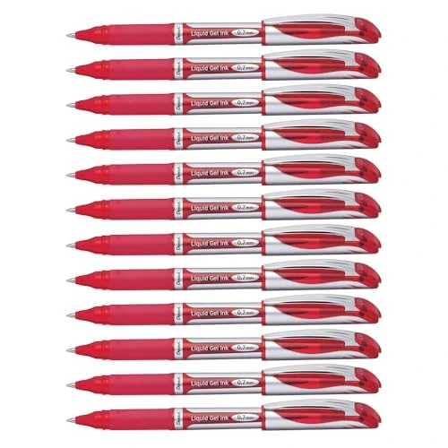 Offerta a tempo: Pentel BL57 Energel XM roller 0,7 mm a cappuccio, rosso, 12 pezzi - 0.00% da 24.90 € a 24.90 €