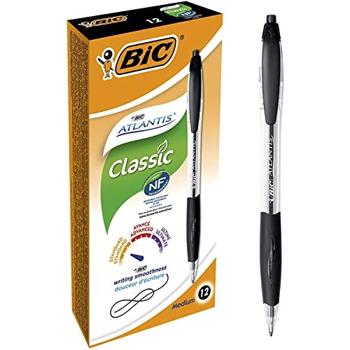 Limited-time offer: BIC Atlantis Clic Ball Pen 1.0mm Box of 12 - Black from $45.70 to $45.70 (save 0.00%)