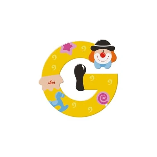 Offerta a tempo: Trudi Sevi 81743 - Lettera G Clown, Colori Assortiti, 1 pezzo - 68% da 6.89 € a 2.19 €