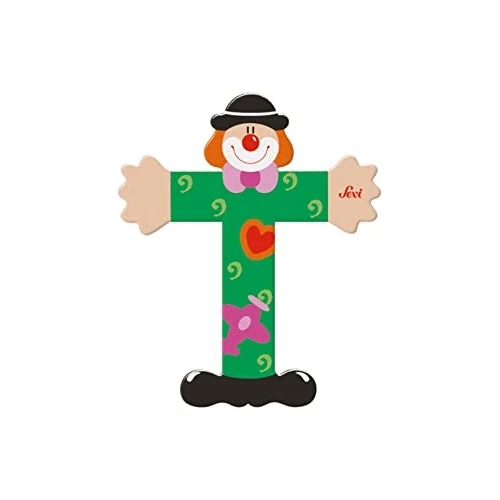 Offre limitée : Sevi Lettre déco bois-Lettre Clown T de 8.28 € à 8.28 € (0.00% de remise)