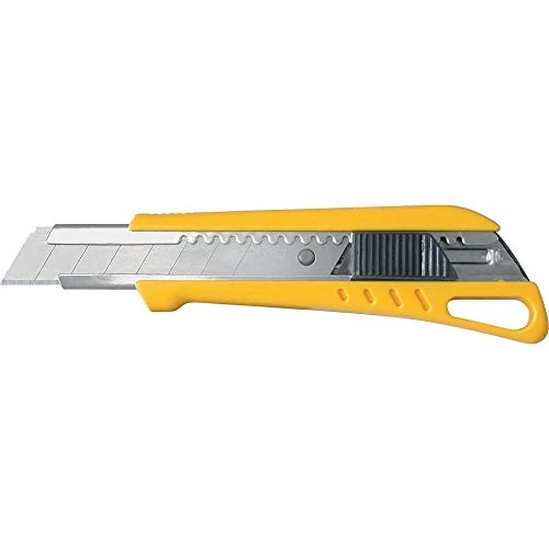 Tajima LC520YB Heavy Duty Snap Blade Knife, Black/Yellow