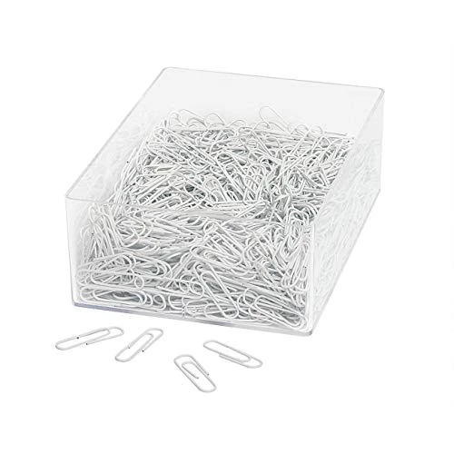 Offerta a tempo: Wedo 901244600 Graffetta 27mm, Bianco 1000 Pezzi in Metallo Rivestito - 5% da 12.08 € a 11.45 €