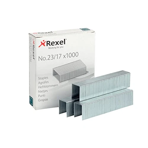 Offre limitée : Rexel 2101052 Agrafes 23/17 Broches 1000 de 4.68 € à 4.68 € (0.00% de remise)