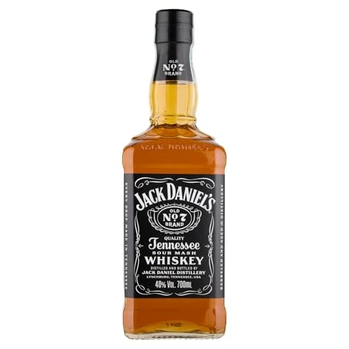 Offerta a tempo: Jack Daniel’s Old No.7 – Tennessee Whiskey Filtrato Al Carbone Lincoln County Process, Note Morbide Di Vaniglia, Caramello e Rovere Tostato, 40% Vol., Bottiglia In Vetro da 70 cl - 5% da 20.90 € a 19.90 €