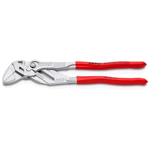 Limited-time offer: KNIPEX Pliers Wrench, Chrome-Plated, 250 mm, Grips Continuously Up to 52 mm, Fine Adjustment by Button Push, Adjustable Wrench, 86 03 250 from $66.88 to $66.88 (save 0.00%)