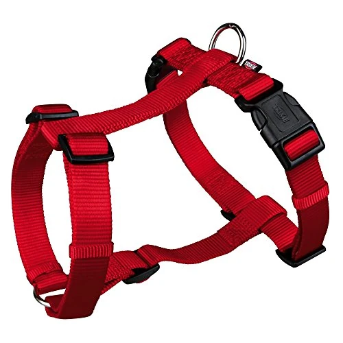 Trixie Premium Hond H-Harnas, 50-75 cm x 20 mm, Rood