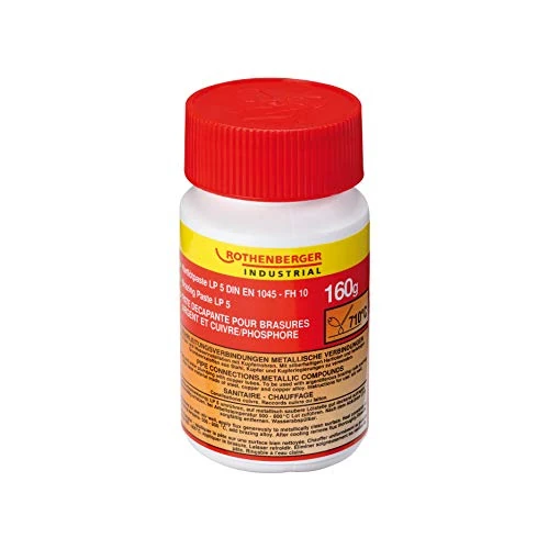 ROTHENBERGER Industrial Flux Paste LP5 for Installations with Copper Tubes, 160g