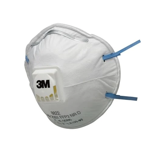 Offerta a tempo: 3M 8822 - Respiratore monouso, FFP2 NR D, con valvola, Pacco da 10 Pezzi - 11% da 25.90 € a 23.00 €