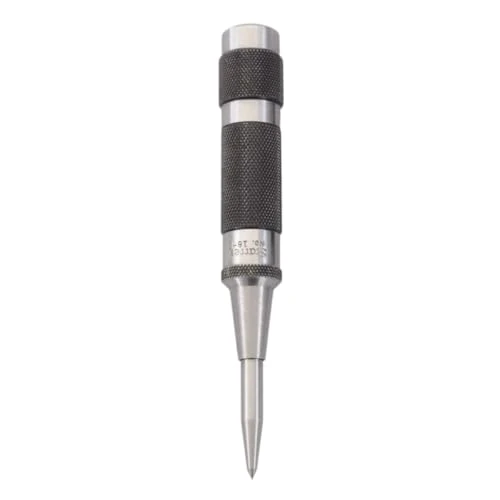 Limited offer: Starrett Steel Automatic Center Punch with Adjustable Stroke - 5-1/4" Length, 11/16" Punch Diameter, Lightweight, Knurled Steel Handle - 18C from 76.67 EUR to 29.90 EUR (save 61%)