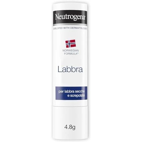 Neutrogena Verzorgende Lippenbalsem met SPF 4, voor Broze En Droge Lippen, 1 Stuk