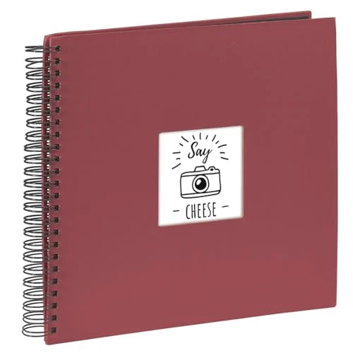 Limited offer: Hama Fine Art Spiral Photo Album | 36 x 32cm 50 w/Black Pages, Burgundy, 36×32/50, 32 x 36cm from 40.96 EUR to 40.96 EUR (save 0%)