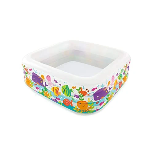 Limited-time offer: Intex Swim Center Clearview Aquarium Inflatable Pool, 62.5" X 62.5" X 19.5", for Ages 3+ from $49.89 to $49.89 (save 0.00%)