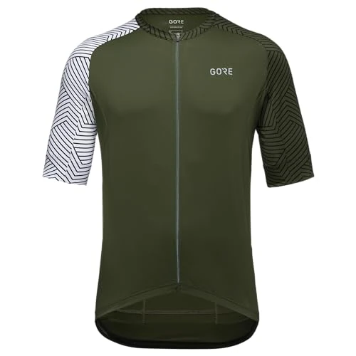 GORE WEAR C5 Maglia, Verde (Utility Green/White), S