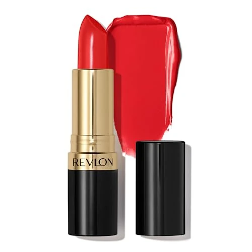 REVLON Super Lustrous Lipstick, Barra de Labios con Textura Cremosa para unos Labios más Suaves y Voluminosos, Fórmula Hidratante con Vitamina E, Tono 720 Fire And Ice 4,2g