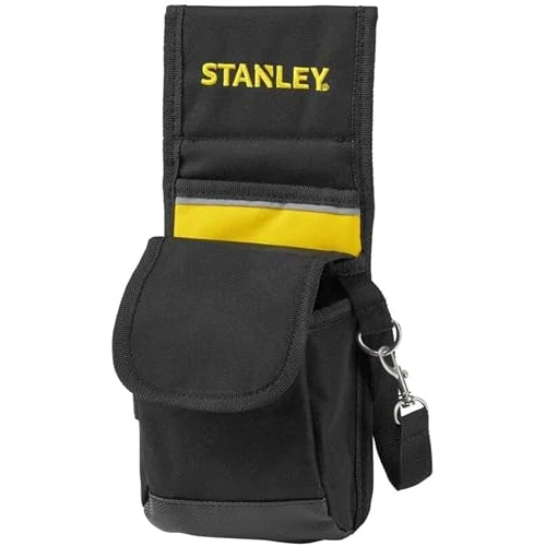 Zeitlich begrenztes Angebot: Stanley Gürteltasche / Werkzeugtasche Maße (16x24x11cm, Gürtel aus doppellagigem Denier Nylon für Werkzeuge und Zubehör, stabil, großes Hauptfach, Mobiltelefontasche) 1-93-329 von 13.21 € auf 8.29 € (37% Rabatt)