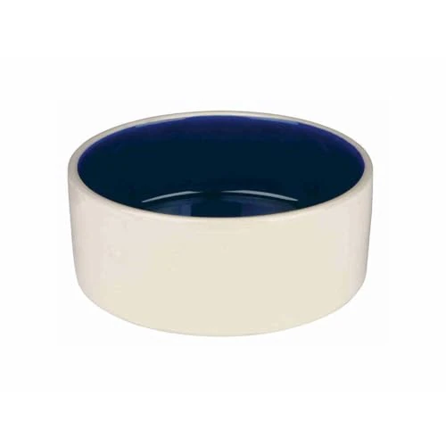Offre limitée : TRIXIE Gamelle, céramique, 1 l/ø 18 cm, crème/Bleu de 15.99 € à 15.99 € (0.00% de remise)