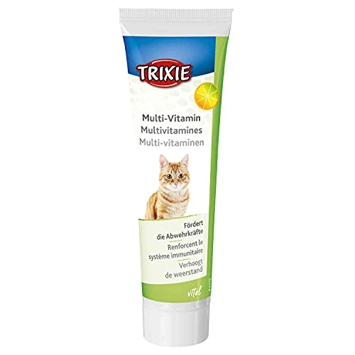 Oferta limitada: TRIXIE Multivitaminas en Pasta para Gatos, 100 g, Gato de 5.29 € a 4.49 € (ahorro 15%)
