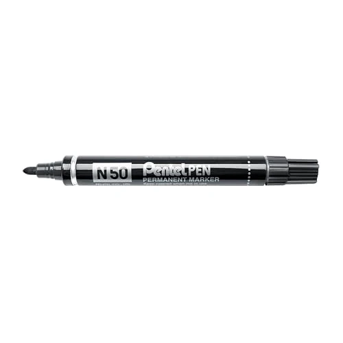 Limited-time offer: Pentel N50 Permanent Marker, Bullet Tip, Aluminium Barrel, Waterproof Black ink (Single Pen) from 3.94 £ to 3.94 £ (save 0.00%)