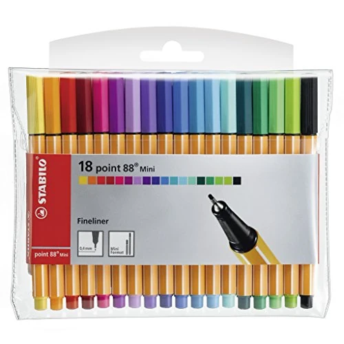 Offerta a tempo: STABILO - Fineliner - point 88 Mini - 41% da 18.59 € a 11.02 €