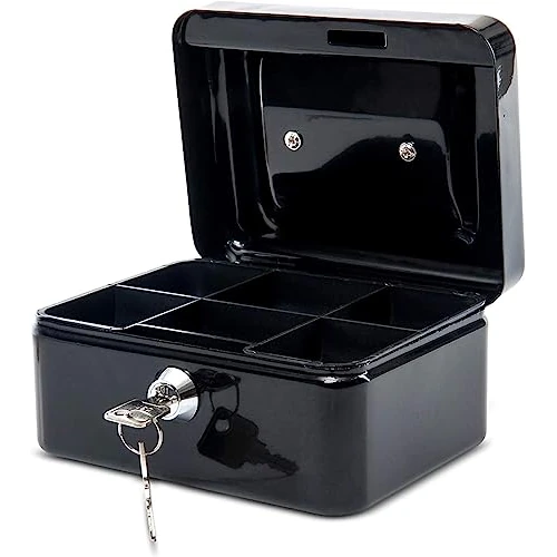 Oferta limitowana: MAUL 1 Kasetka na Pieniądze, Czarna, Wyjmowana Wkładka na Monety, 153 X 81 X 125 Mm, 5610190 z 70.89 zł na 70.89 zł (oszczędź 0.00%)