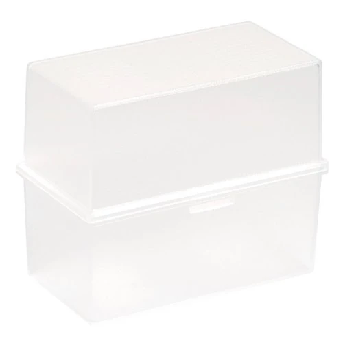 Exacompta 51631D Classic Bac à fiches 6,50 x 12 x 10 cm Cristal