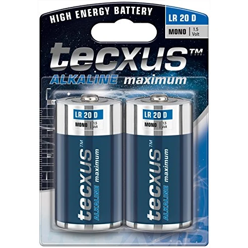 Limited offer: Tecxus 23637 LR20/D (Mono) Alkaline Manganese Battery 1 5V from 5.99 USD to 3.72 USD (save 38%)