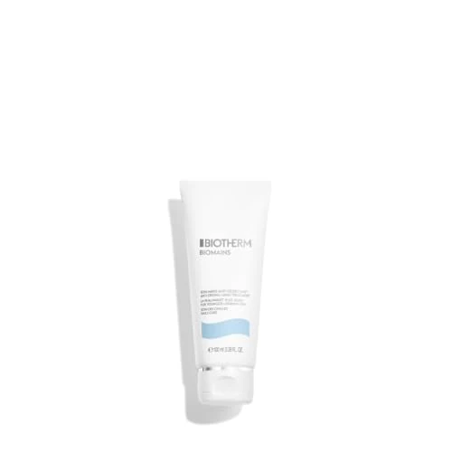 Biotherm, Biomains, Crème Pour les Mains et Ongles Anti-Âge, Lisse et Adoucit la Peau des Mains Pour une Apparence Plus Jeune, Avec du Biotech Plankton, de la Vitamine E et du Panthénol, 100 ml