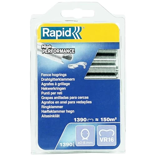 Oferta limitowana: Zszywki Zaciskowe Rapid VR16, Galwanizowane, Siatki Druciane 2–8 mm, z 55.59 zł na 55.59 zł (oszczędź 0.00%)