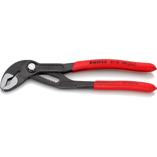Offerta a tempo: Knipex Cobra Pinza Regolabile di Nuova Generazione per Tubi e Dadi Bonderizzata Grigia — 34% da 37,00 € a 24,59 €