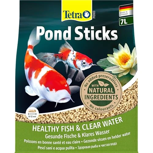Offerta a tempo: Tetra Pond Sticks, Mangime per Pesci di Stagno, per Pesci Sani e Acqua Limpida, 7 L - 33% da 20.00 € a 13.49 €