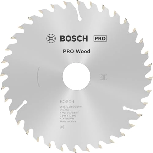 Offerta a tempo: Bosch 1x Lama per sega circolare PRO Wood a filo per seghe portatili (per Legno tenero, Legno duro, Ø mm, Professional Accessorio Sega circolare portatile) - 0.00% da 21.40 € a 21.40 €